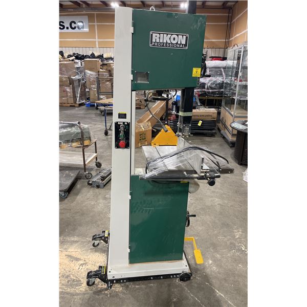 RIKON 10-350, 14" INDUSTRIAL PROFESSIONAL BANDSAW ON GENERAL MOBILE EQUIPMENT DOLLY