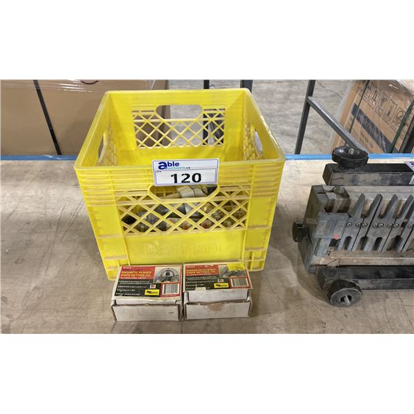 PAIR OF MAGNA-SET W1214 MAGNETIC PLANER KNIFE SETTING JIGS & 2 AIRLINE FILTERS