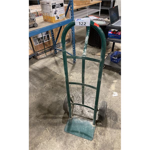 HARPER GREEN PNEUMATIC TIRE 2 WHEEL HAND TRUCK