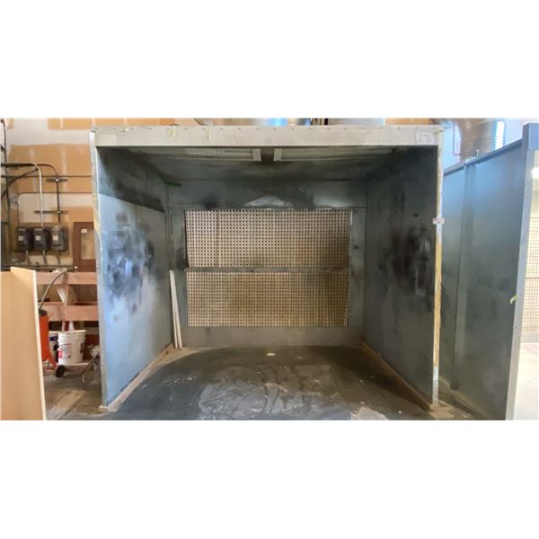 GLOBAL FINISHING SOLUTIONS FAST-PAK PROFESSIONAL PAINT BOOTH - APPROX. 10FT X 10FT X 8 1/2FT HIGH