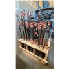 Image 2 : GROUP OF APPROX. 60 BAR CLAMPS WITH WOODEN STAND