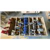 Image 2 : APPROX. 60 ASSORTED CLAMPS WITH MOBILE WOODEN CART