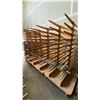 Image 2 : GROUP OF 4 MOBILE WOODEN DRYING RACKS