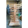 Image 3 : GROUP OF 4 MOBILE WOODEN DRYING RACKS