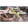 Image 3 : LARGE GROUP OF ASSORTED WOODEN SAW HORSES AND PAINT BOOTH DRYING STANDS