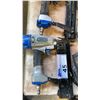 Image 3 : GROUP OF 5 PNEUMATIC POWER TOOLS - 2 BRAD NAILERS AND 3 DISC SANDERS