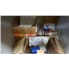 Image 3 : GREY WOODEN SHELF UNIT WITH CONTENTS - ASSORTED SHOP ITEMS AND MISCELLANEOUS