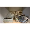 Image 4 : GREY WOODEN SHELF UNIT WITH CONTENTS - ASSORTED SHOP ITEMS AND MISCELLANEOUS