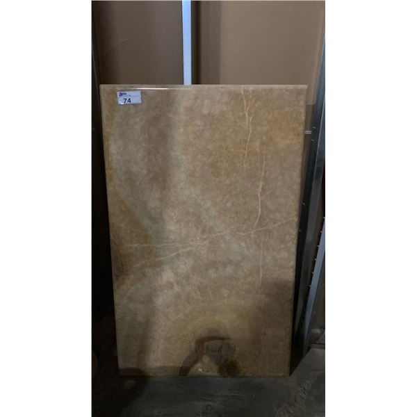 GRANITE STONE RECTANGULAR TABLE/COUNTER TOP - APPROX.3FT X 5FT X 1" THICK