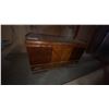 Image 2 : ANTIQUE CEDAR LINED BLANKET BOX, ANTIQUE 2 PC. WOODEN DOOR AND 4 ASSORTED MODERN DOORS