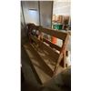Image 2 : WOODEN A-FRAMED MATERIAL STORAGE RACK - APPROX.8FT ACROSS 4FT BASE AND 4FT HIGH