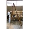 Image 2 : ALLRIGHT 10FT WOODEN STEP LADDER