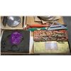 Image 4 : GROUP OF ASSORTED SAW BLADES, TAP & DIE SET, NAIL PULLER, ETC.