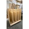 Image 2 : 2 MOBILE WOODEN MATERIAL CARTS