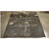Image 1 : GROUP OF 3 HEAVY DUTY BLACK RUBBER CHECKER-PLATE FLOOR MATS - APPROX. 4FT X 6FT