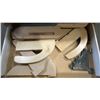 Image 5 : 4 DRAWER WOODEN CABINET WITH CONTENTS & SMALL WOOD SHOP TABLE