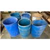 Image 3 : 5 PLASTIC BARRELS & 1 CARDBOARD BARREL