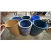 Image 4 : 5 PLASTIC BARRELS & 1 CARDBOARD BARREL