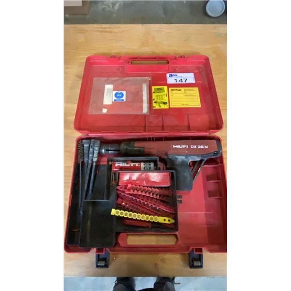 HILTI DX 36M POWDER ACTUATED NAIL GUN