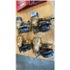 Image 1 : GROUP OF 4 STANLEY BOSTITCH PNEUMATIC COIL NAIL GUNS