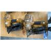 Image 2 : GROUP OF 4 STANLEY BOSTITCH PNEUMATIC COIL NAIL GUNS