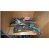 Image 4 : CONTENTS OF CUPBOARDS- TOOLS, WIRES, BITS, FIRST AID EQUIPMENT, SEALANTS, HARDWARE & MORE