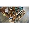 Image 4 : PALLET OF ASSORTED TOOLS, SAWS & HARDWARE