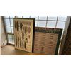 Image 2 : PAIR OF VINTAGE STAGE SPEAKERS, FOLDING UTILITY TABLE AND 3 PICTURES