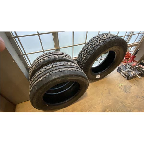 GENERAL GRABBER A/TX LT275/70R 18 TIRE AND 2 BF GOODRICH ADVANTAGE T/A