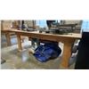 Image 2 : WOODEN WORK TABLE - APPROX.8FT X 4FT X 3FT HIGH