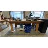 Image 3 : WOODEN WORK TABLE - APPROX.8FT X 4FT X 3FT HIGH