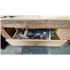 Image 4 : WOODEN WORK TABLE - APPROX.8FT X 4FT X 3FT HIGH