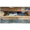 Image 5 : WOODEN WORK TABLE - APPROX.8FT X 4FT X 3FT HIGH