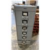 Image 1 : STEEL EQUIPMENT 6 DRAWER CABINET WITH ASSORTED TOOLS, HARDWARE & SHOP SUPPLIES
