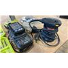 Image 3 : RYOBI CORDLESS DRILL W/2 BATTERIES & CHARGER, RYOBI ORBITAL SANDER AND