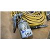 Image 4 : GROUP OF 3 PNEUMATIC TOOLS AND YELLOW AIRLINE HOSE