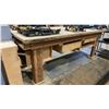 Image 3 : WOODEN WORK TABLE - APPROX.8FT X 4FT X 3FT HIGH