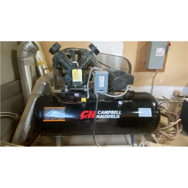 CAMPBELL HAUSFELD MODEL CE800 100AJ INDUSTRIAL AIR COMPRESSOR - 10HP/120GALLON/175PSI