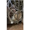 Image 7 : 3 LARGE WOODEN STORAGE BOXES WITH CONTENTS - ASSORTED HOSE, ELECTRICAL, PARTS, HARDWARE