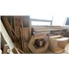 Image 4 : LARGE ASSORTED OF WOOD STOCK MATERIAL & PCS. *INCLUDES WOODEN STORAGE RACK*