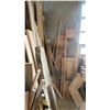 Image 5 : LARGE ASSORTED OF WOOD STOCK MATERIAL & PCS. *INCLUDES WOODEN STORAGE RACK*