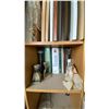 Image 12 : LARGE GROUP OF ASSORTED ITEMS - LARGE SHELF UNIT, WOOD CABINETS, CHAIRS, BAMBOO, TOOL & STORAGE