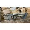 Image 10 : LARGE GROUP OF ASSORTED ITEMS - CABINET, STEEL BRACKETS, STORAGE BOX,