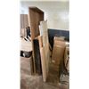 Image 5 : LARGE GROUP OF ASSORTED ITEMS - CABINET, STEEL BRACKETS, STORAGE BOX,