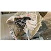 Image 8 : LARGE GROUP OF ASSORTED ITEMS - CABINET, STEEL BRACKETS, STORAGE BOX,