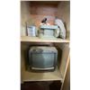 Image 15 : LARGE GROUP OF ASSORTED ITEMS - 2 LARGE WOODEN  SHELF UNITS W/CONTENTS, HARDWARE,