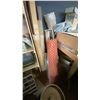 Image 20 : LARGE GROUP OF ASSORTED ITEMS - 2 LARGE WOODEN  SHELF UNITS W/CONTENTS, HARDWARE,