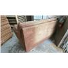 Image 10 : WOODEN BUFFET CABINET AND BROWN MICROFIBRE SUEDE LOVESEAT