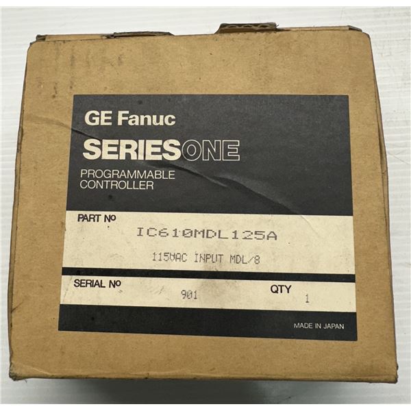 GE Fanuc #IC610MDL125A Input Module