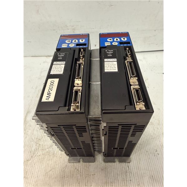 (2) GE Fanuc #IC800SLA0401A SL Series Amplifiers